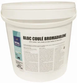 New Bloc coulé bromadiolone - 5kg Gestion Des Nuisibles