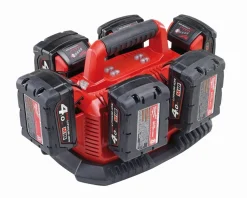 Best Chargeur 14 et 18V 6 batteries M1418C6- Milwaukee Outils