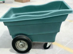 Clearance Chariot à aliment 200L Matériel D'Écurie|Distribution De La Ration