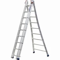 Best Échelle 3 plans 3 x 12 à base évasée PRO Outils