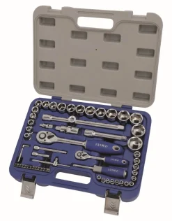 Sale Coffret douilles 1/4'' 1/2'' - Irimo - 58 pièces Outils