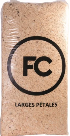 Sale Copeaux larges pétales - 18kg Copeaux De Bois