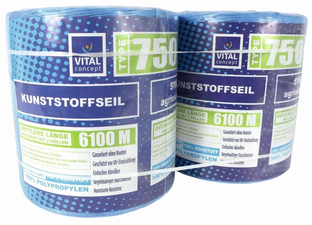 Outlet Ficelle Round Baller type 750 bleu 1PX - 2 x 5kg Conservation Des Fourrages