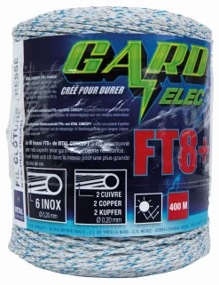 Sale Fil tressé FT8+ - Gardelec - 400m Fil De Clôture
