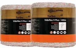Online Fil Vidoflex 9 TurboLine blanc 400m x2 - Gallagher Fil De Clôture