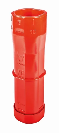 New Fourreau Trèfle complet rouge - Ø76mm Barrières