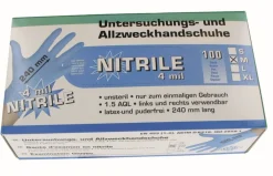 Sale Gants nitrile courts - 100 pièces Produits De Pharmacie