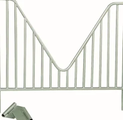 Grille col de cygne pour porte battante Boxes