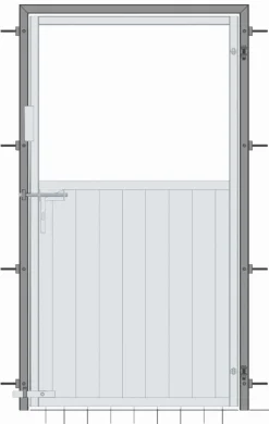 Outlet Huisserie pour fixation porte 2 battants - LMS Boxes