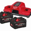 Online Kit chargeur double et 2 batteries forge 8Ah M18 FORGENRG-802DBSC - Milwaukee Outils