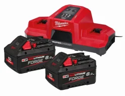 Online Kit chargeur double et 2 batteries forge 8Ah M18 FORGENRG-802DBSC - Milwaukee Outils
