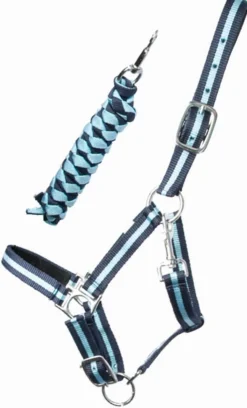 Outlet Licol et longe nylon doublé cuir Licols Et Longes