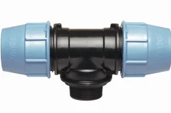 Outlet Manchon en T fileté - polypropylène Aménagement Extérieur