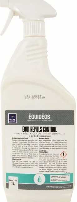 Best Équi Repuls Control - 1L Protection Contre Les Insectes|Produits De Soins