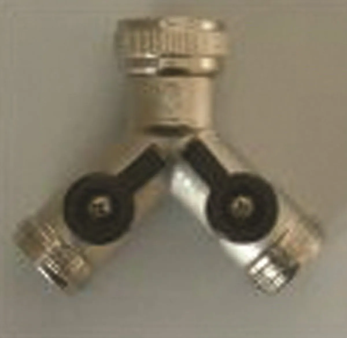 Raccord Y robinet Ø20/27mm - laiton nickelé Aménagement Extérieur