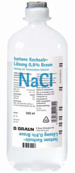 Clearance Solution saline NaCI - 500ml Nébuliseur