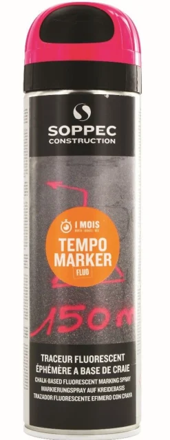 Hot Traceur temporaire fluorescent 1 mois - 500ml Outils