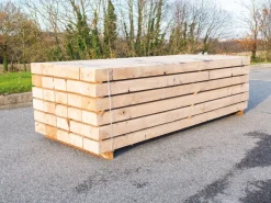 Sale Traverse paysagère en chêne 4 arêtes vives Barrières