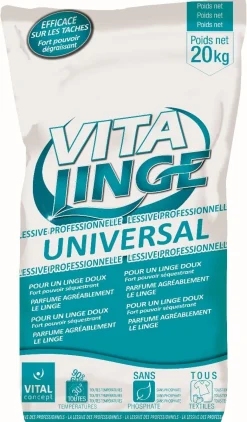 Hot Vitalinge poudre - 20kg Hygiène Des Locaux|Entretien Et Accessoires De Chemise Et Couverture